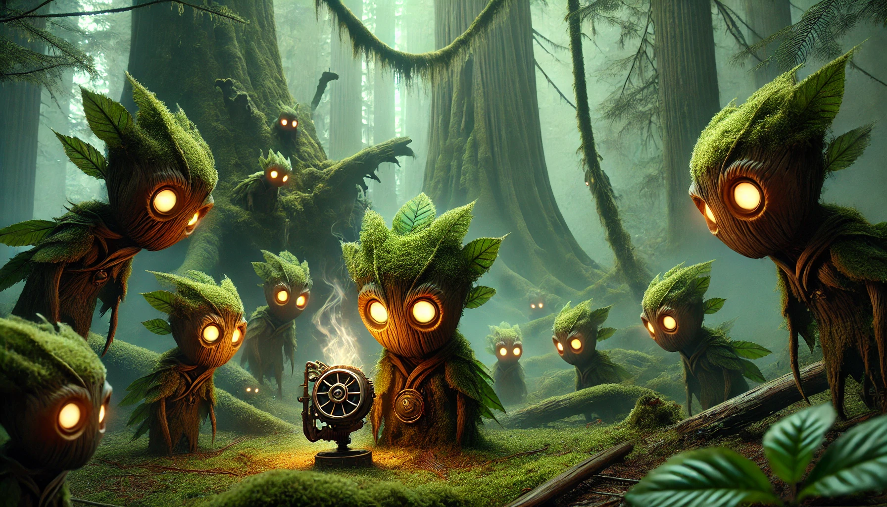 Forest spirits gathered